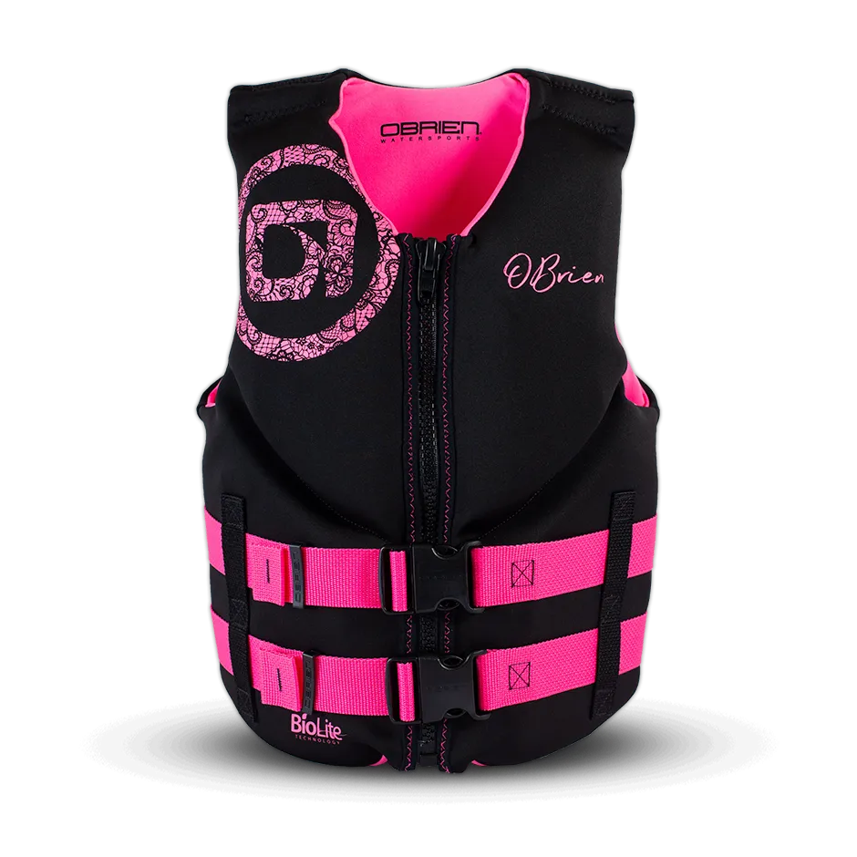 OBrien Junior Neo CGA Life Jacket - Pink (75-125 lbs)