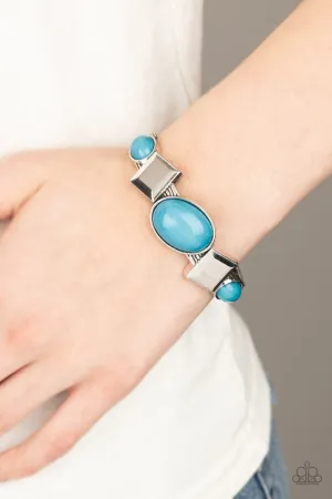 Paparazzi Bracelet ~ Abstract Appeal - Blue