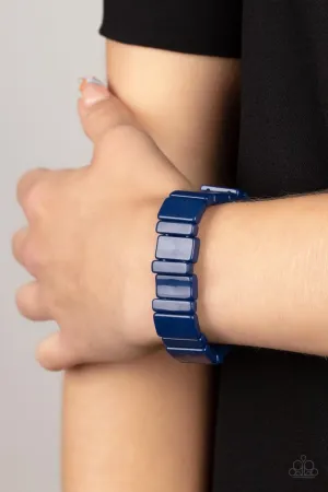 Paparazzi Bracelet ~ In Plain SIGHTSEER - Blue