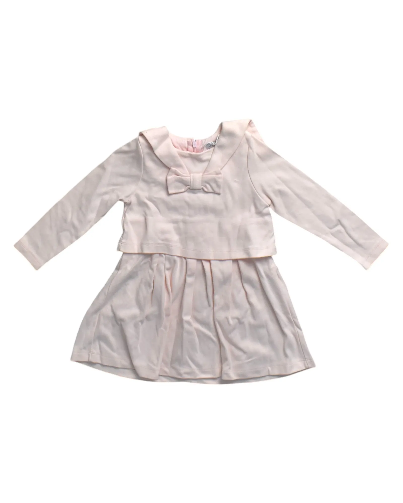 Patachou Bow Long Sleeve Dress Set 2T