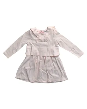 Patachou Bow Long Sleeve Dress Set 2T