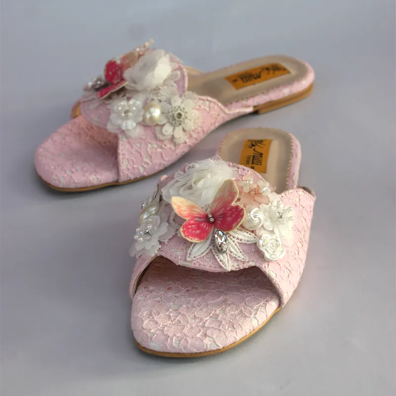 Pink Fancy Slippers For Women