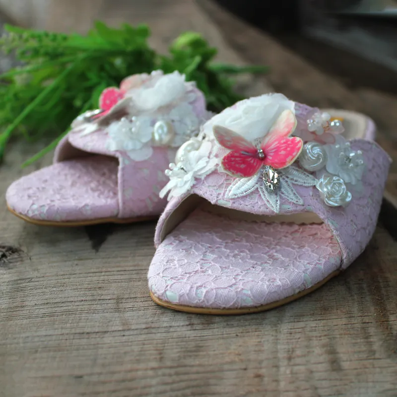 Pink Fancy Slippers For Women