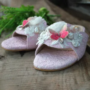 Pink Fancy Slippers For Women