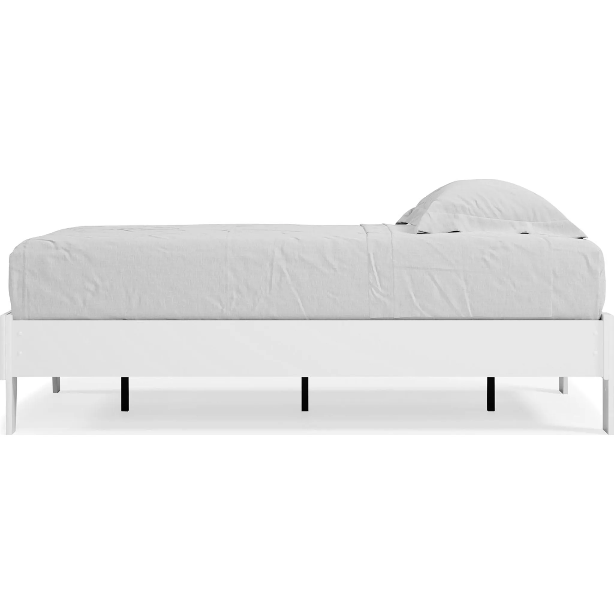 Piperton Twin Platform Bed - White