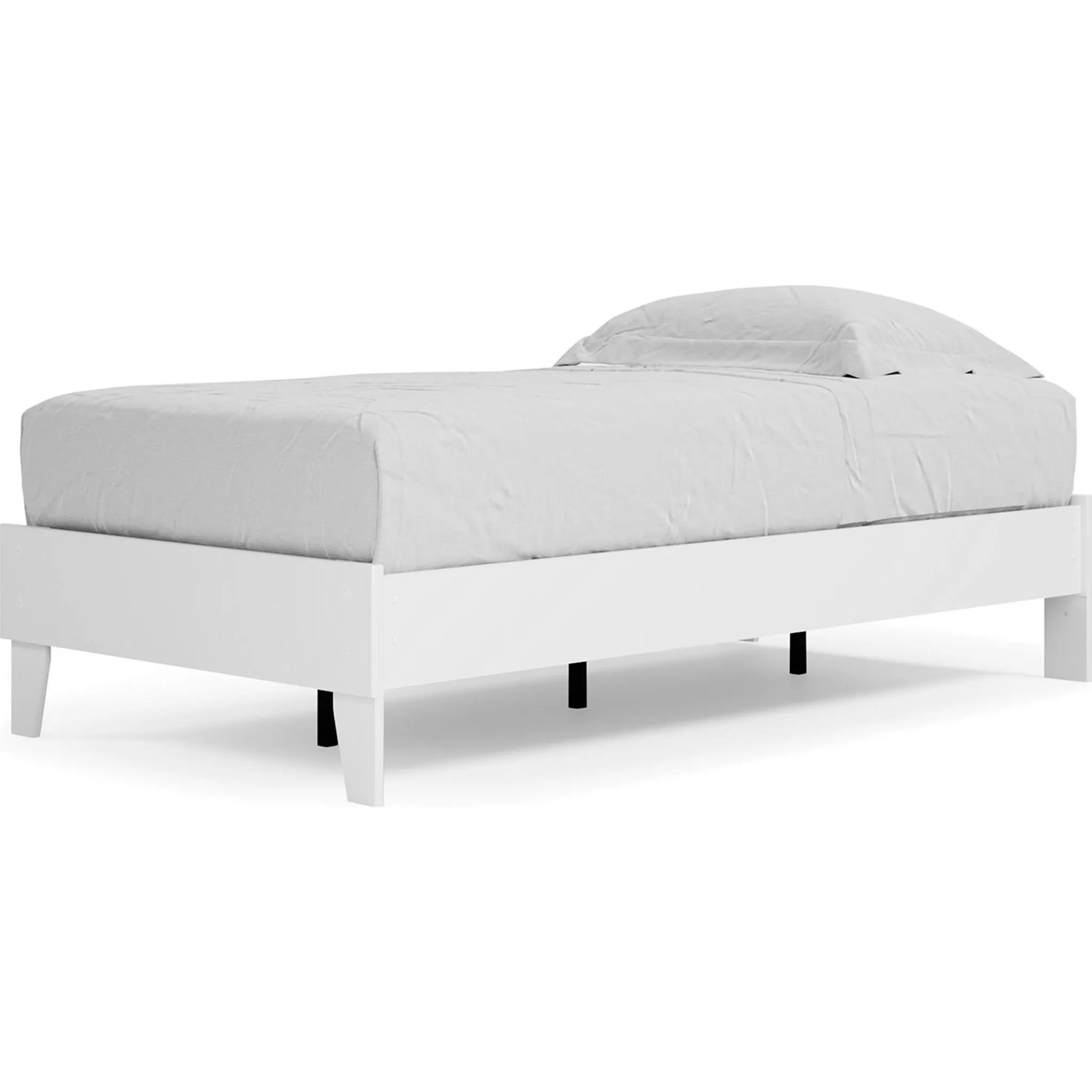 Piperton Twin Platform Bed - White