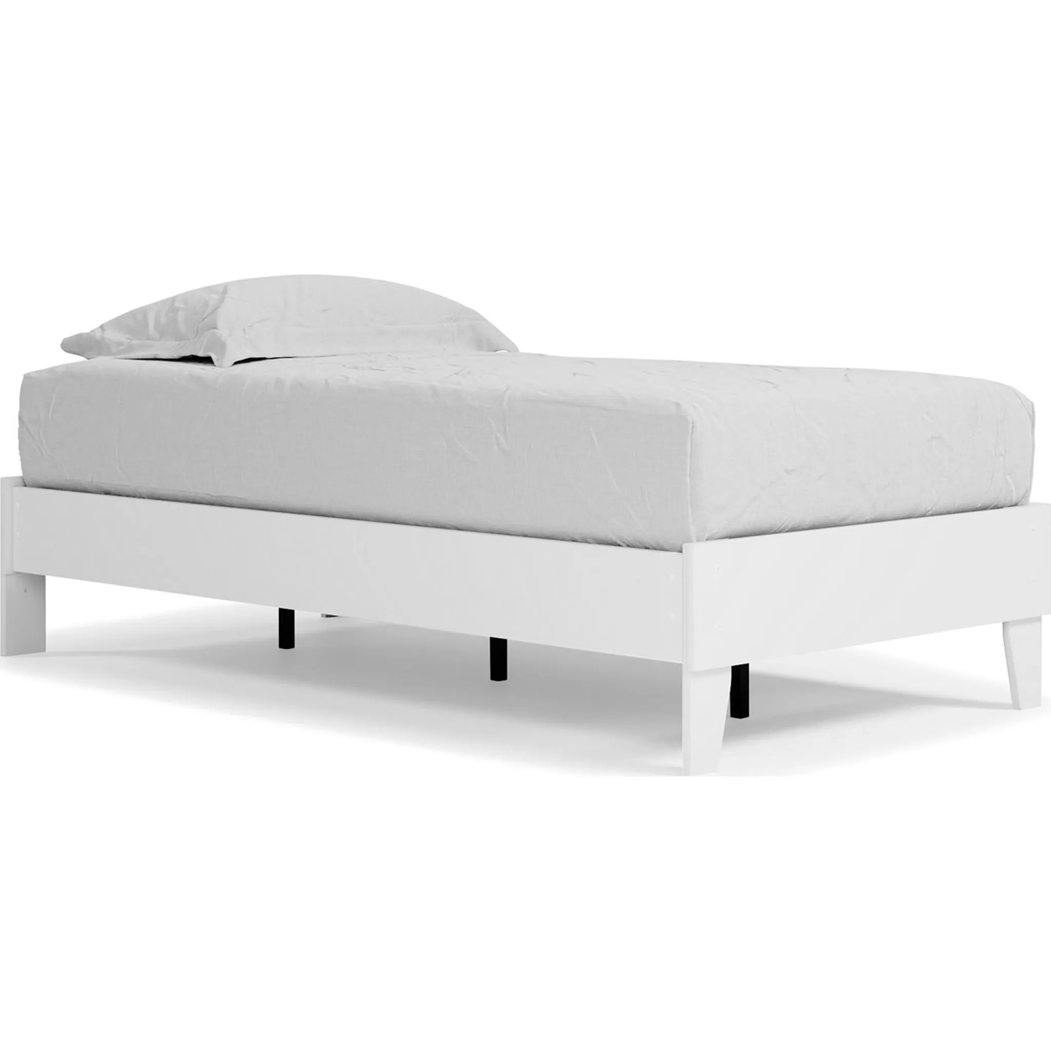 Piperton Twin Platform Bed - White