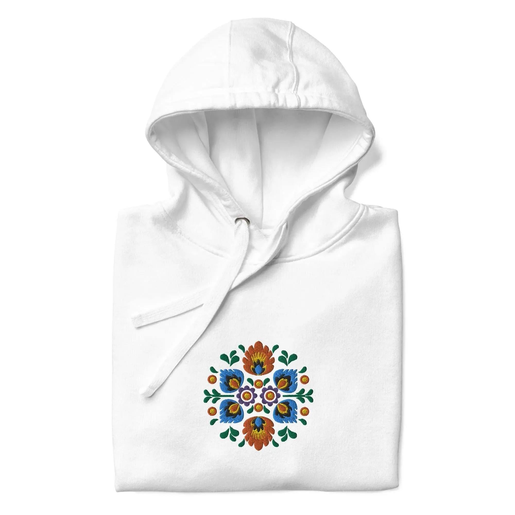 Polish Wycinanki Embroidered Hoodie