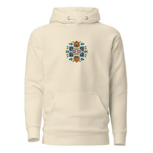 Polish Wycinanki Embroidered Hoodie
