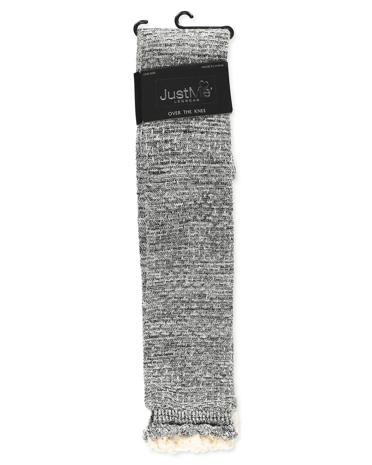 Pop Out Lace Over The Knee Cotton Blend Warm Socks