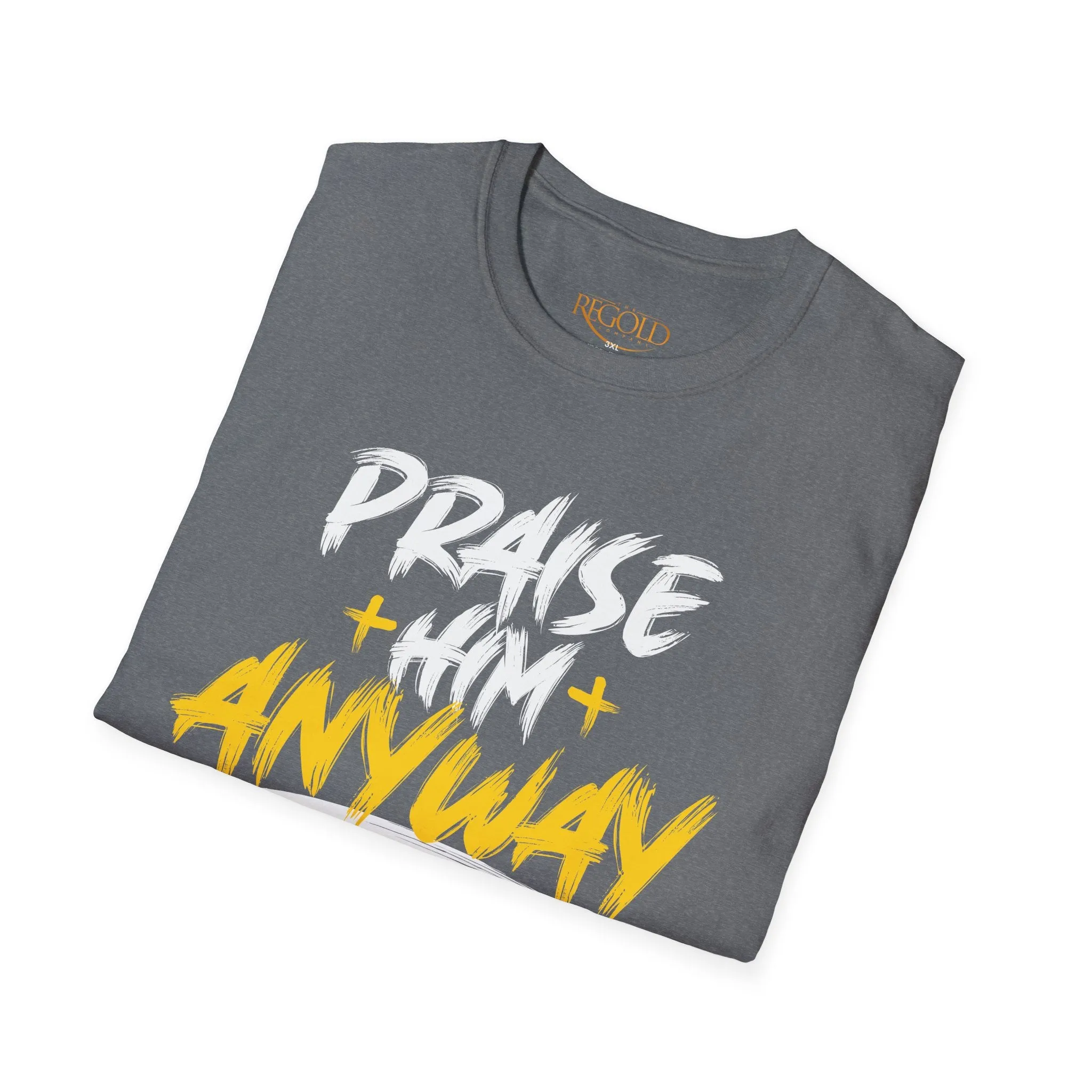 Praise Him Anyway Unisex T-Shirt
