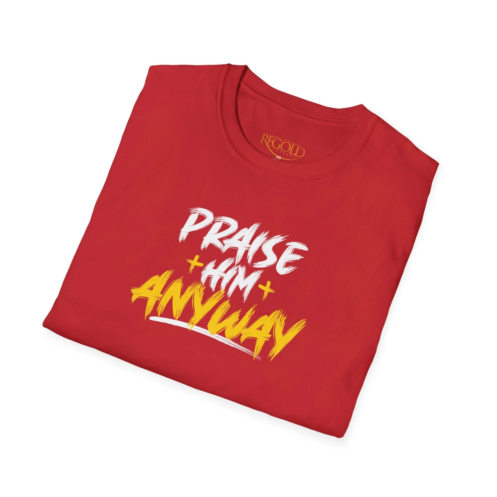 Praise Him Anyway Unisex T-Shirt