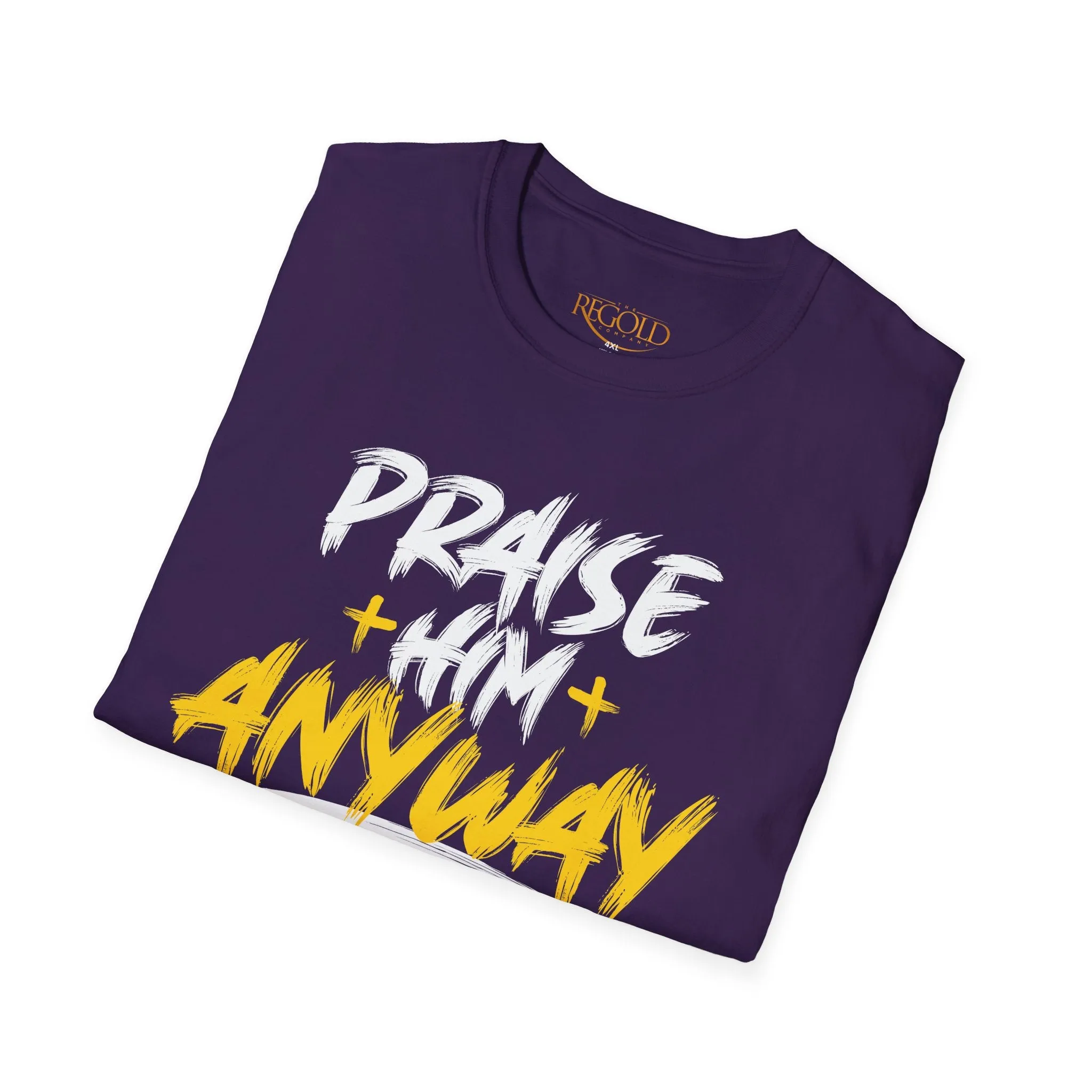 Praise Him Anyway Unisex T-Shirt
