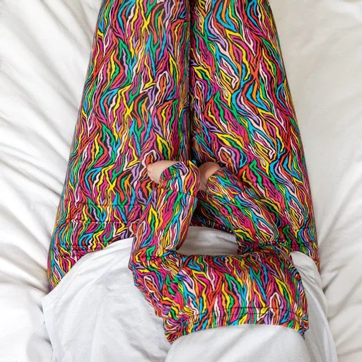 Rainbow Zebra Leggings