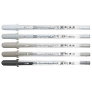 Sakura Gelly Roll Moonlight 06 Grayish - Pack of 5 Pens