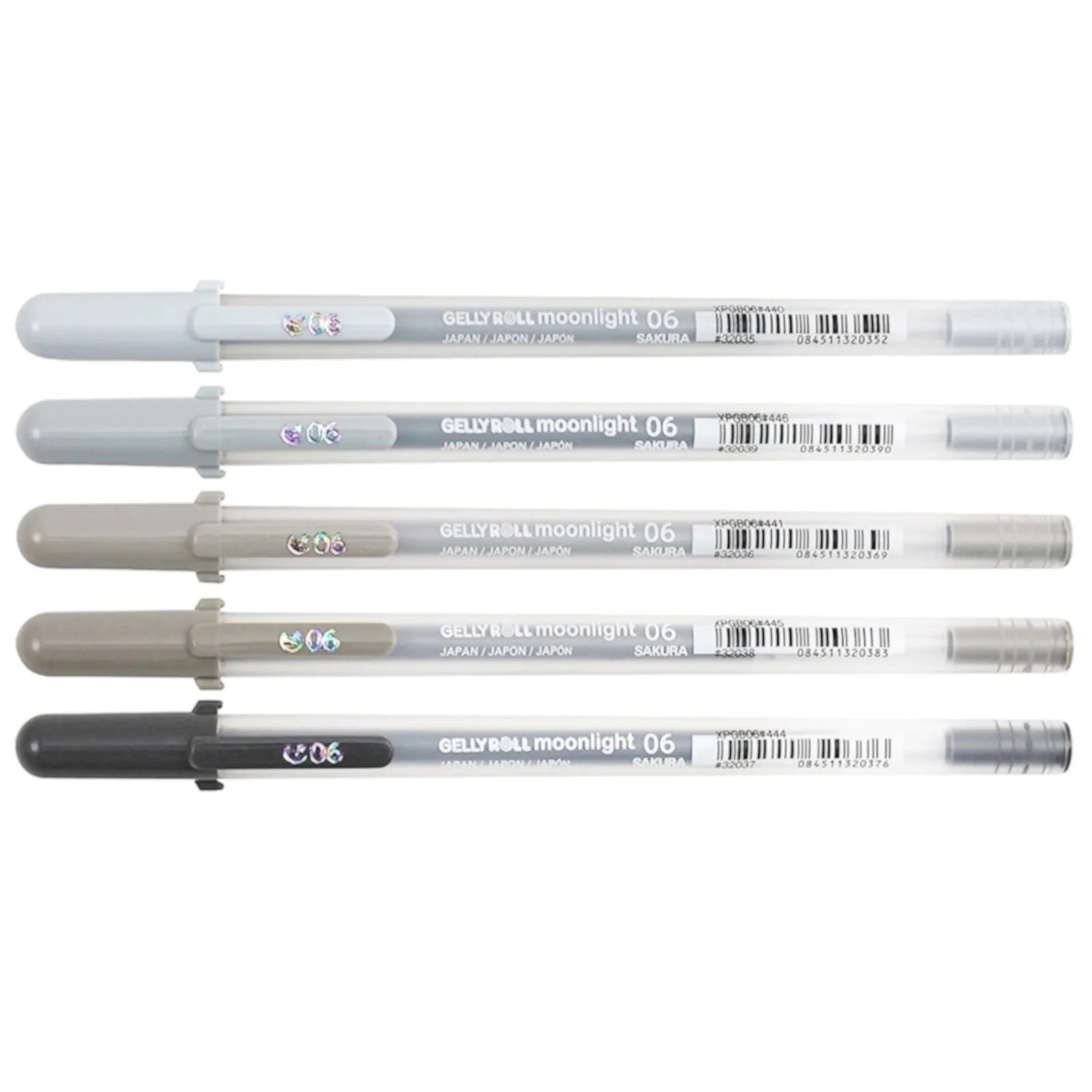 Sakura Gelly Roll Moonlight 06 Grayish - Pack of 5 Pens