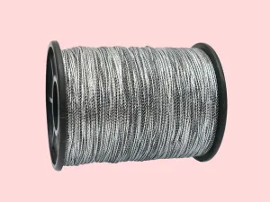 Silver Twisted Variegated Zari / Metallic Threads