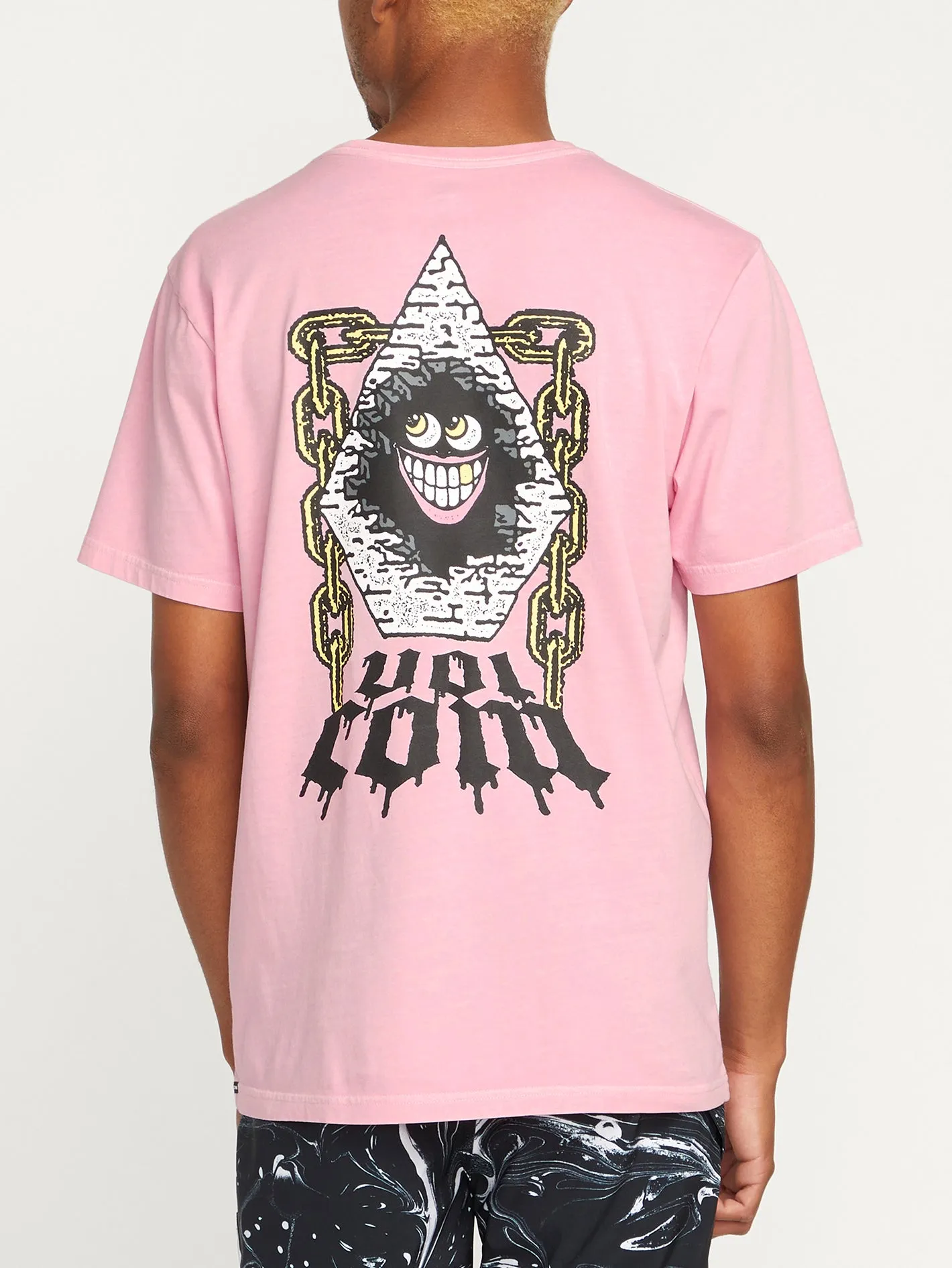 Smashed Short Sleeve Tee - Reef Pink