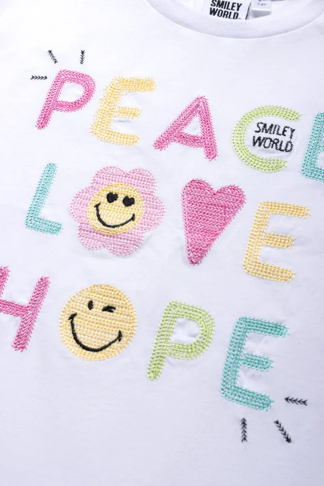 SmileyWorld Frill Top White
