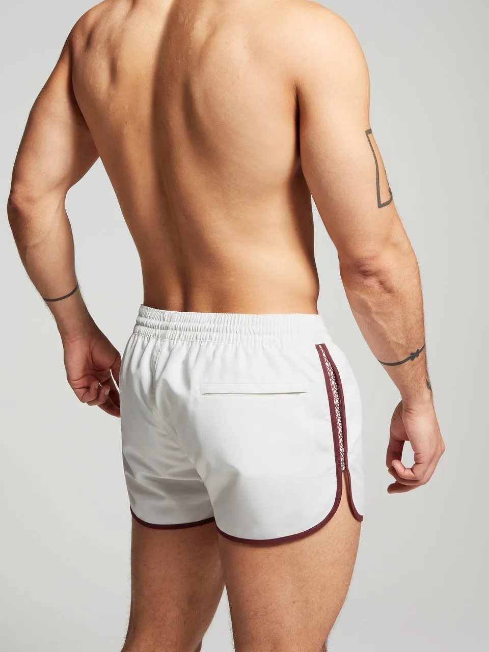 The Cameo Shorts by BDXY in Burgundy