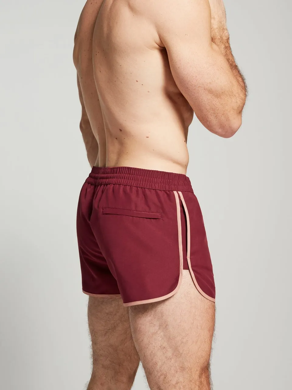 The Cameo Shorts by BDXY in Burgundy
