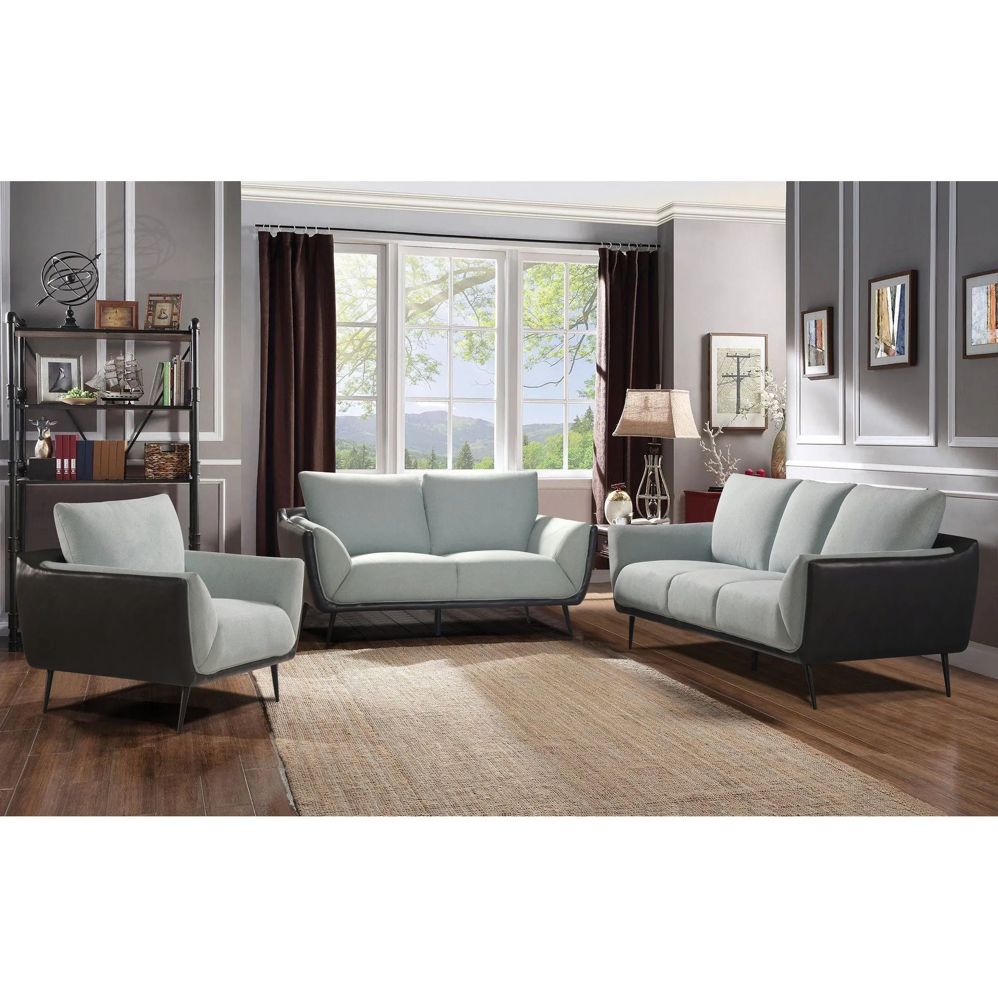 Two Tone Grey Sofa