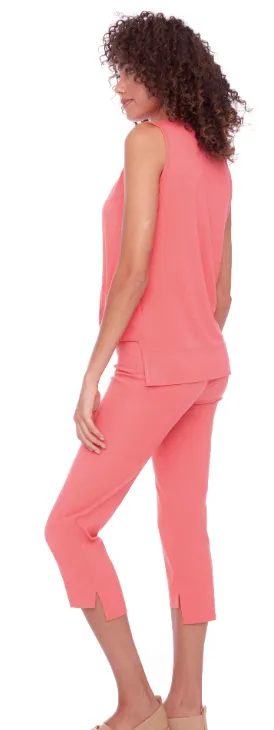 Up! Inverted Cuff Techno Crop | Coral
