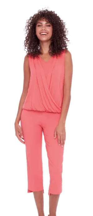 Up! Inverted Cuff Techno Crop | Coral