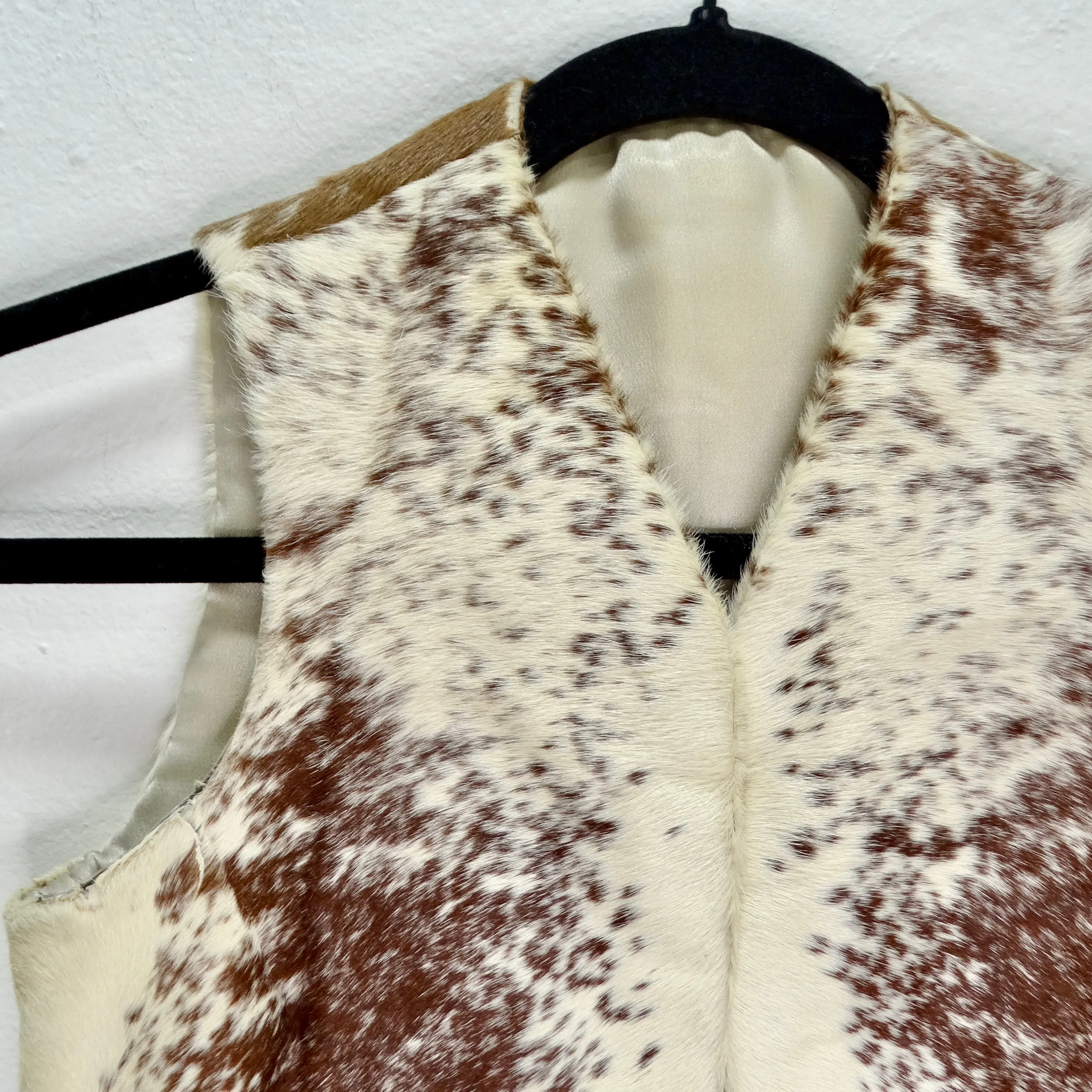 Vintage Western Cowhide Vest
