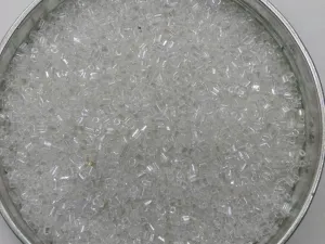 White Transparent Lustre 2 Cut Glass Seed Beads- 2 mm